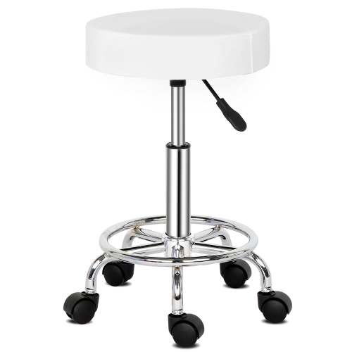Adjustable Salon Stool PU Leather Swivel Chair Massage Chairs
