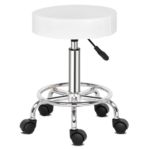 Adjustable Salon Stool PU Leather Swivel Chair Massage Chairs 2