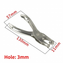 3mm 6mm Diameter Singe Hole Puncher Jewelry Tools DIY Steel Hand Paper Cutter Scrapbooking Punches Packaging Materials