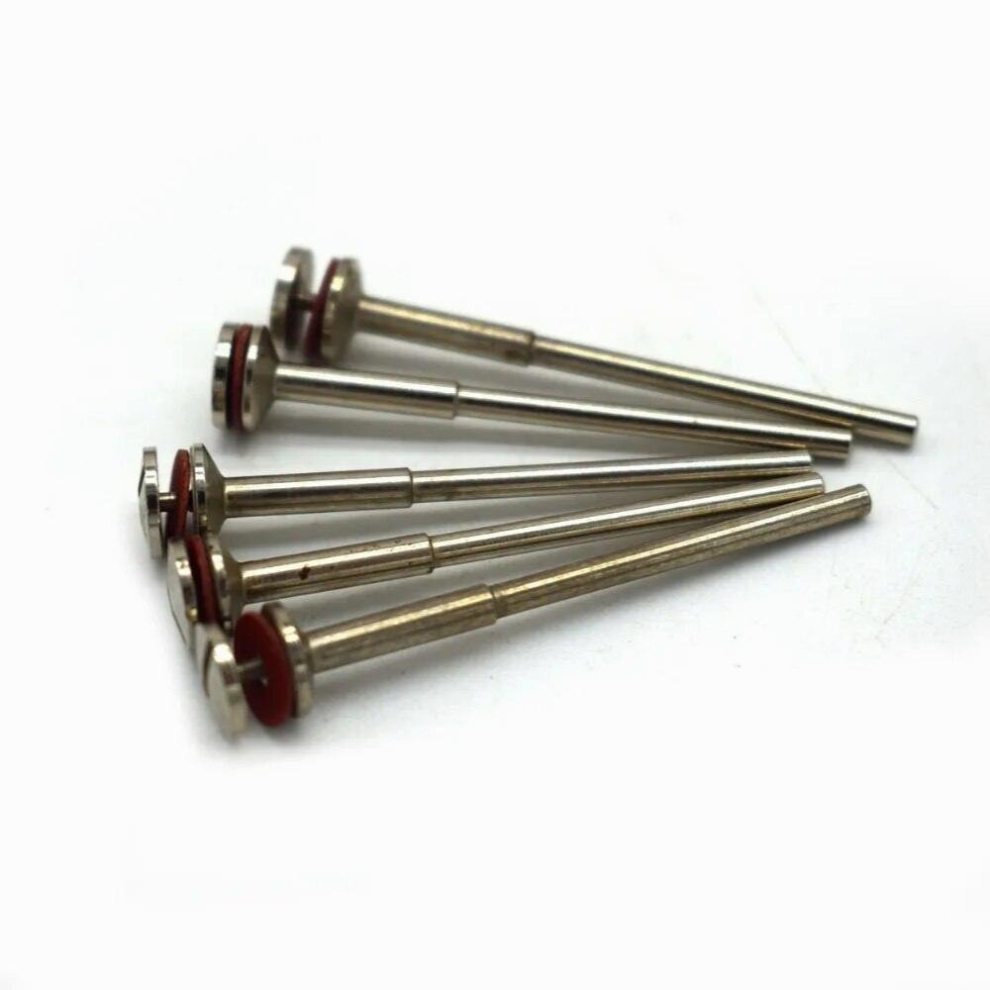 5Pcs Sandpaper Clamp Split Mandrels 2.35Mm Shank Abrasive Holder Clip Rod For Rotary Grinder 885667930484