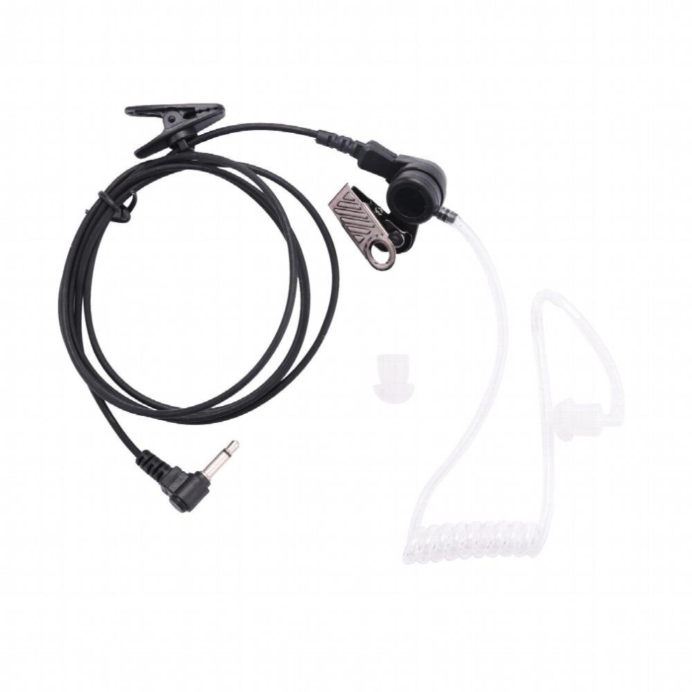 Straight Listen Transparent Flexible Acoustic Tube Earpiece 3.5Mm Earphone Headset Mono For Walkie-Talkie 885667931238