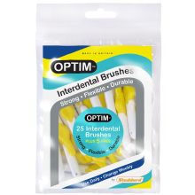 Icon Optim Standard Yellow Interdental Brushes Pack of 25 Plus 5 Free