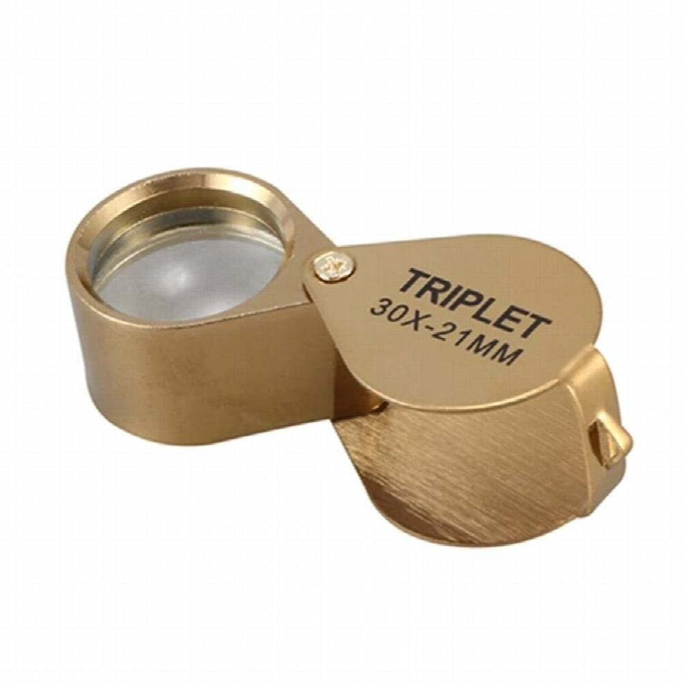Portable 30X Power 21Mm Jewelers Magnifier Foldable Eye Loupe Jewelry Store Magnifying Glass