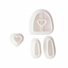 Clay Earring Cutters Heart Earrings Cutter Mold for Clay Jewelry Making