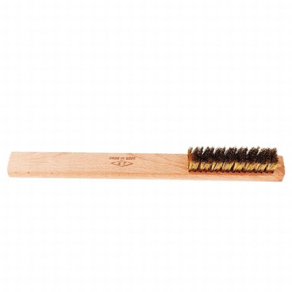 Wooden Handle Brass Wire Brush Steel Brush Tool For Cleaning 885667934017