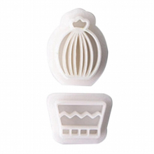 Cactus Shaped Soft Pottery Clay Cutters Earrings Jewelry Pendant Making Moulds Plant Ornaments Pendant Cutting Molds