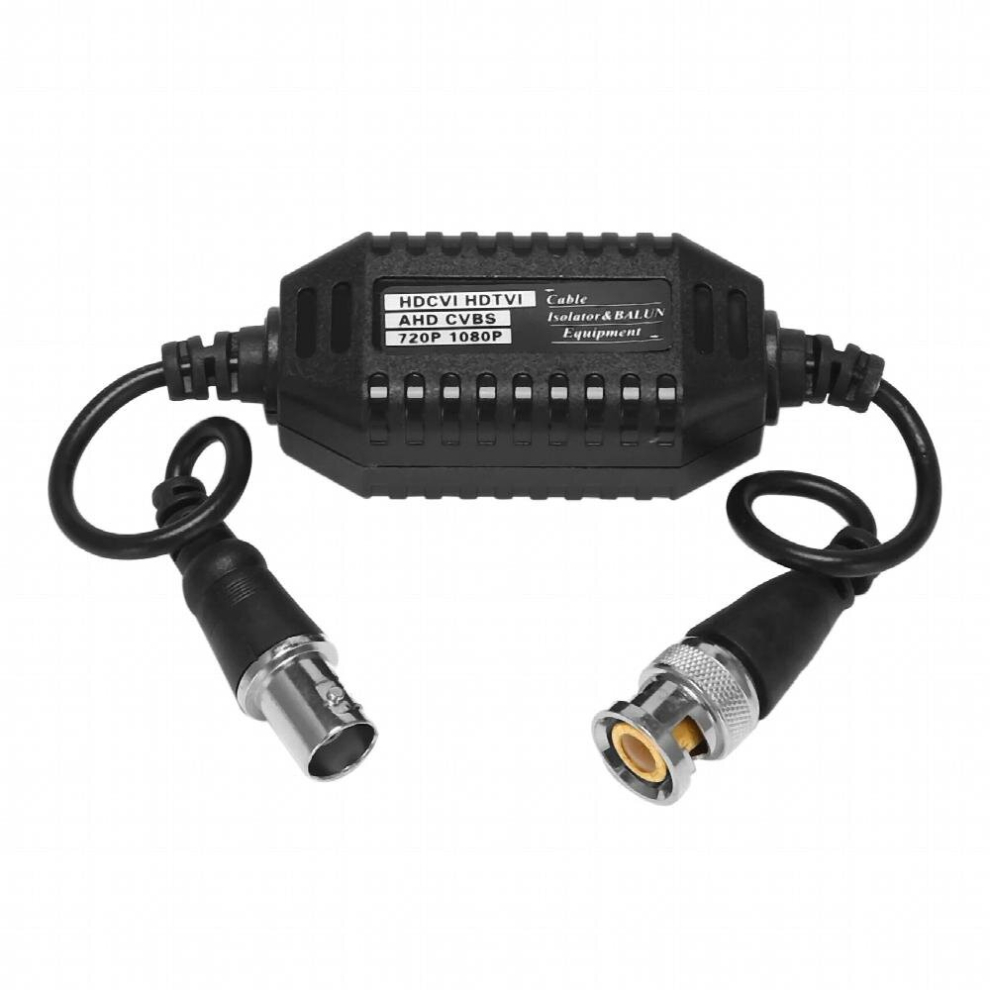 Coaxial Video Ground Loop Isolator Balun Bnc Male To Female For Cctv Camera 885667936806