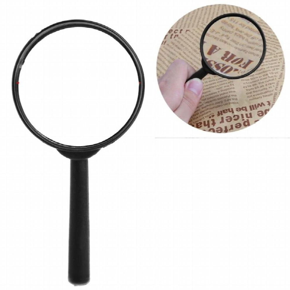 Magnifier 60mm Hand Held 5X Magnifying Loupe Reading Glass Lens