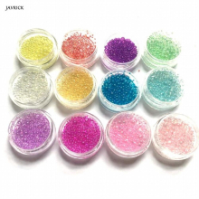 12 Pcs/set DIY Crystal Epoxy Filler Bubbles UV Resin Glue Blister Bubble Beads Filling Material