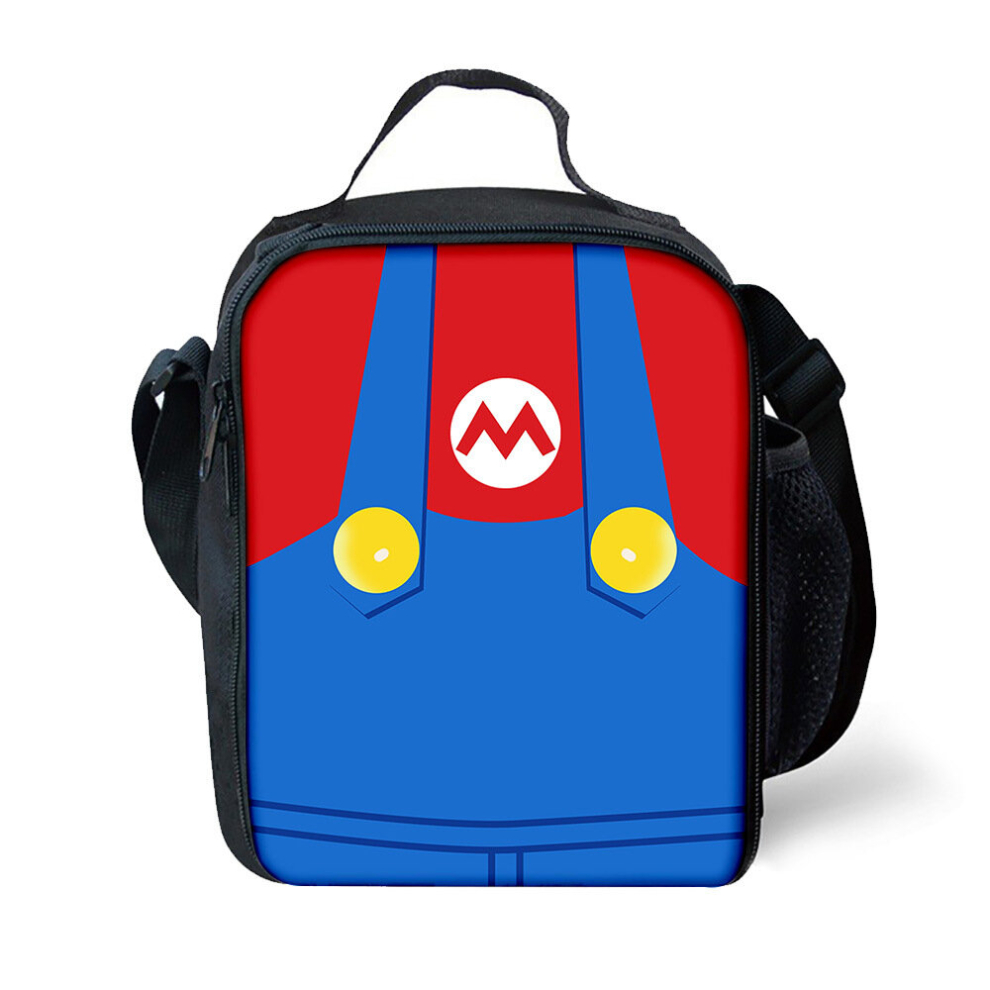 (B) Super Mario Insulated Lunch Bag Storage Box Gift