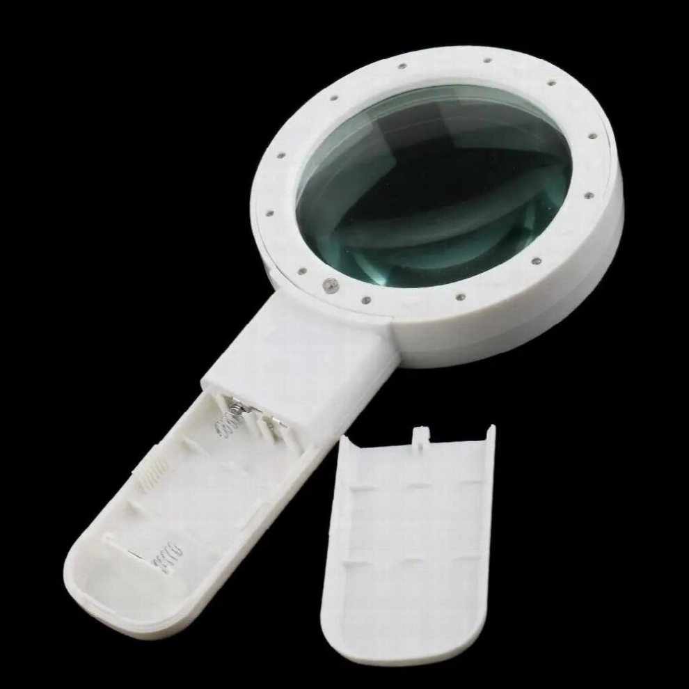 MagMag Magnifier Glass Lens With UV LED Lighted 10X Magnification
