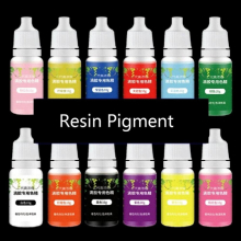 12 Colors Epoxy Resin Pigment Kit Transparent Epoxy UV Resin Coloring Dye Pigment Resin Colorant Dye Fading Resistance