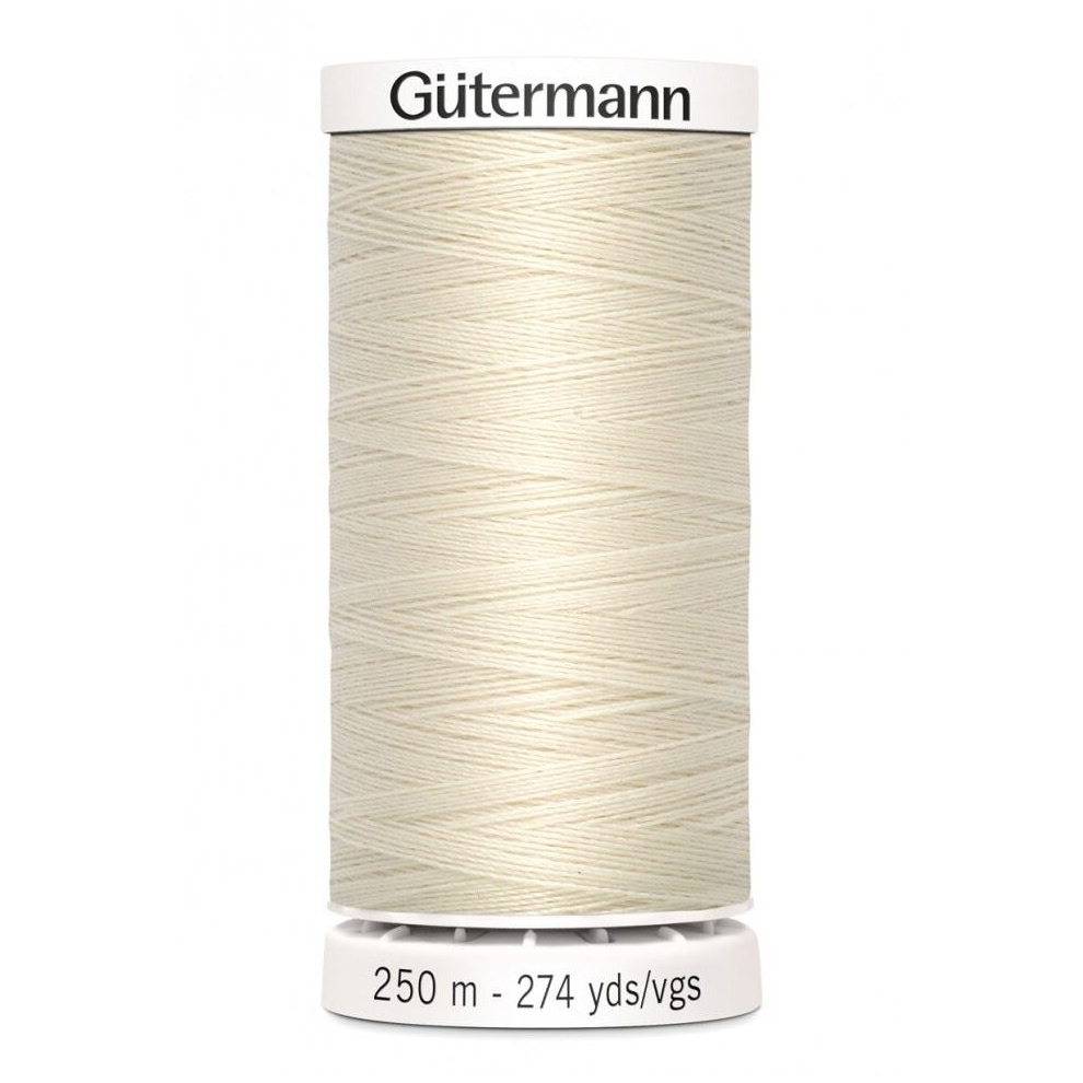 Gutermann Sew All Polyester Sewing Thread 802 - 250 Metres - each