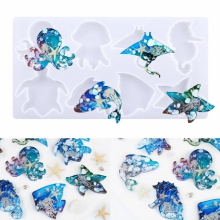 Silicone Pendant Moulds Clay Molds Silicone Keychain Moulds Silicone Material Perfect Gift for Hand Making