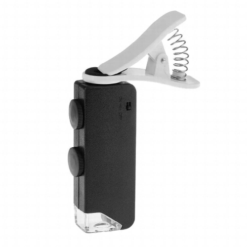 60-100X Universal LED Cellphone Microscope Magnifying Glass Magnifier 1