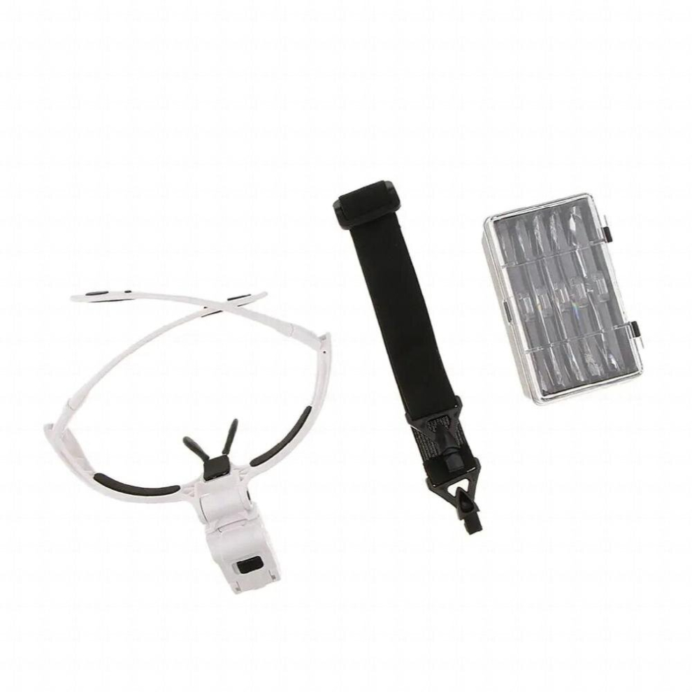 Head Magnifying Glasses Bracket 5 Interchangeable Loupe Hands