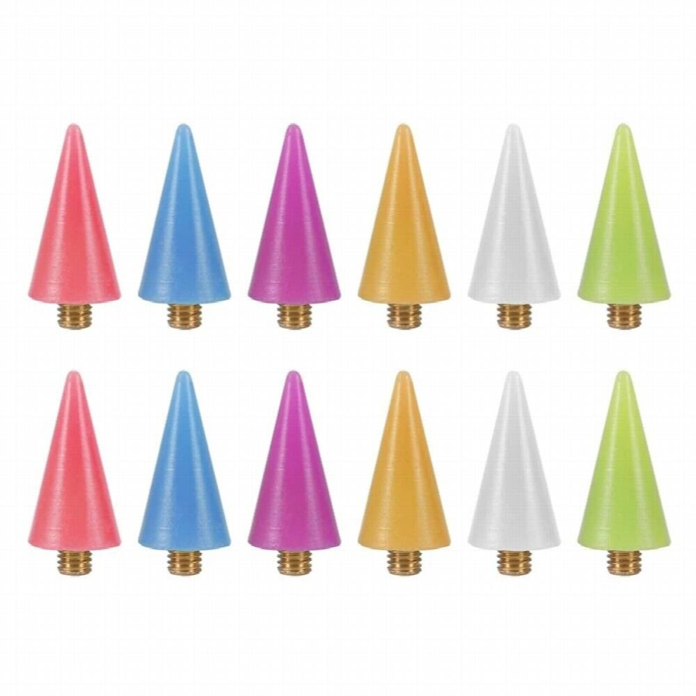 12Pieces Replacement Head Tips Nail Rhinestones Picker for Nail Dotting Pen to Pick Up Nail Gem Jewelry,Replacement Head
