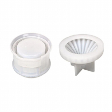 N58F 2Pcs Chinese Architecture Jar Storage Box Ornament Mirror Bottle Silicone Molds