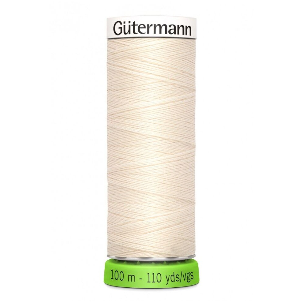 Gütermann Gutermann Recycled Eco Sewing Thread 802 - 100 Metres - Each