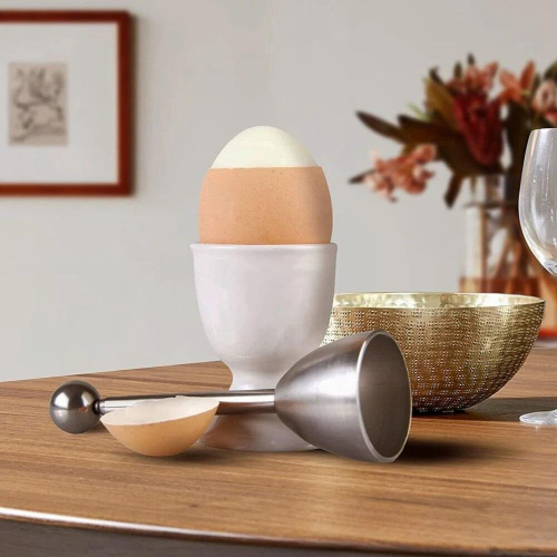 Egg , Egg Slicer Kitchen Egg Opener Tool Egg Remover Egg Shells Separator for Hard Soft Boiled Eggs 1