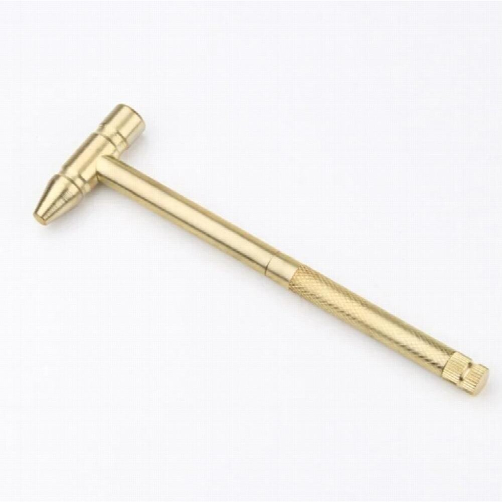 Copper Hammer Small Round Hammer A Multifunctional Mini Nail Hammer Screwdriver With Bottle Opener Golden Durable 885667949707