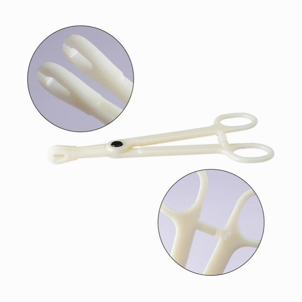 1 PC Piercing Forceps Profession Acrylic Disposable Body Piercing Plier Ear Lip Navel Nose Tongue Eyebrow Piercing Tool