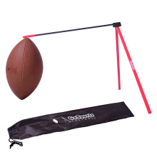 GoSports Supporto per Calcio Kicking Tee in Metallo per Tiri - Holder Portatile Compatibile con Tutte le Dimensioni di Palloni