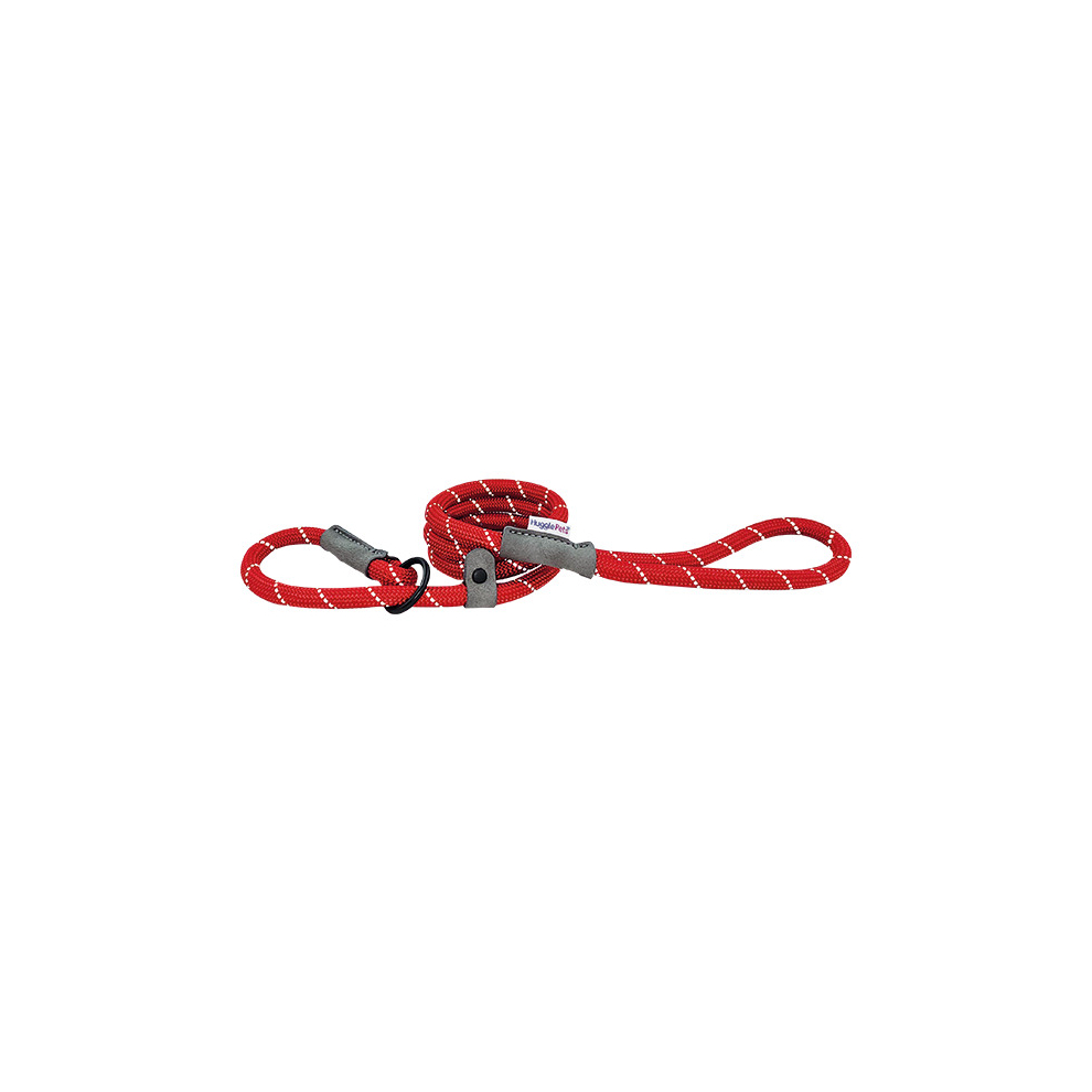 Hugglepets (, 150 X 1.2 Cm) Reflective Rope Slip Dog Lead Red