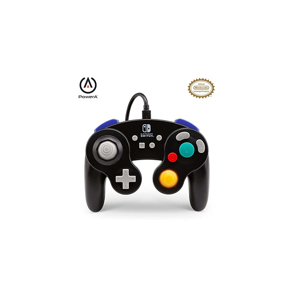 PowerA Wired Controller for Nintendo Switch: GameCube Style - Black