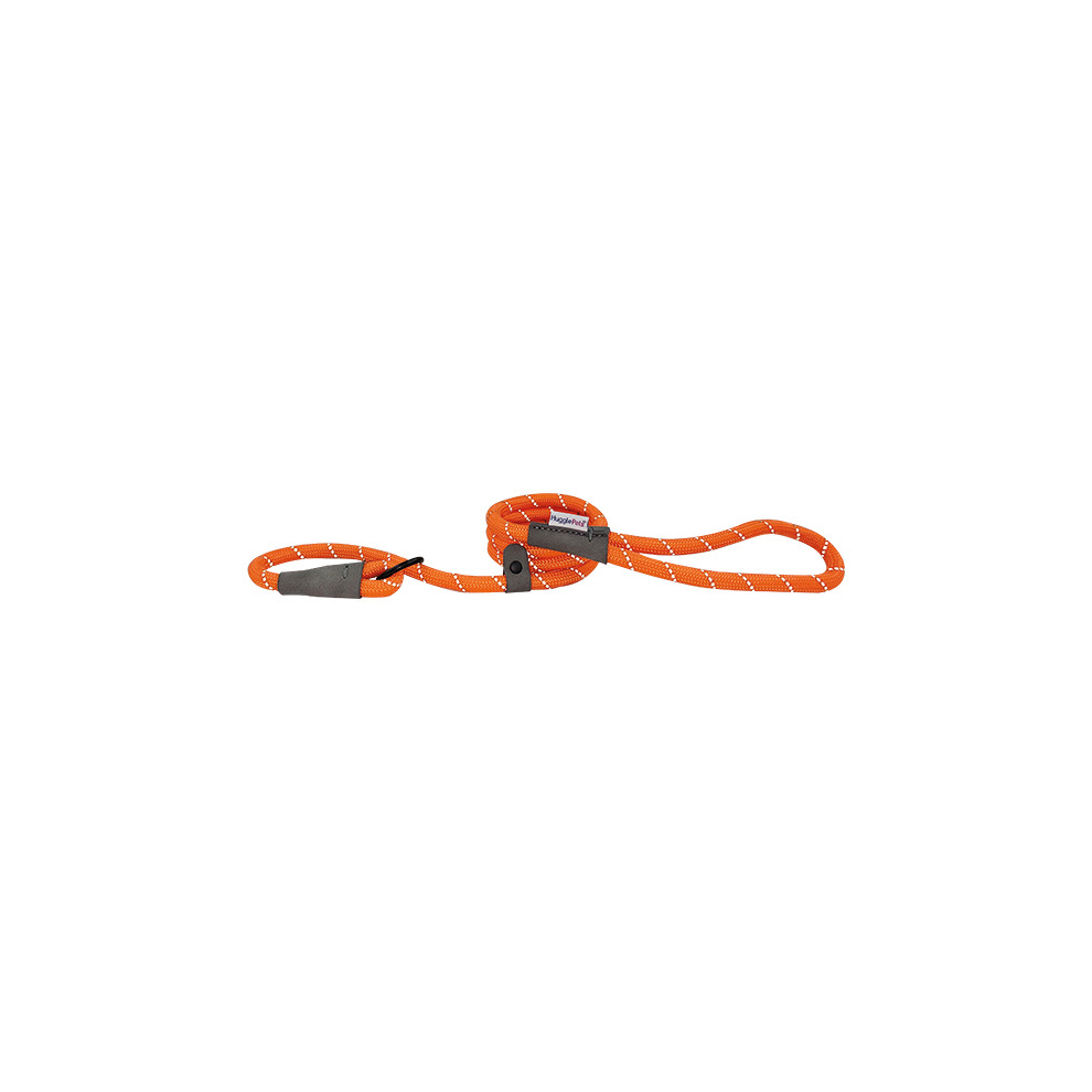 Hugglepets (, 100 X 0.8 Cm) Reflective Rope Slip Dog Lead Orange