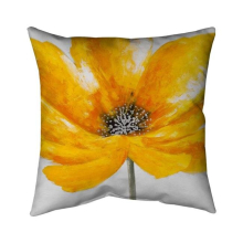 20 x 20 in. Big Yellow Flower-Double Sided Print Indoor Pillow