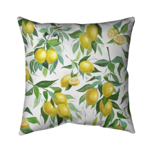 20 x 20 in. Lemon Pattern-Double Sided Print Indoor Pillow