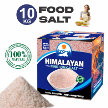 10kg Himalayan Pink Salt - Fine Grade, Food-Grade Natural Rock Salt with 84 Trace Minerals