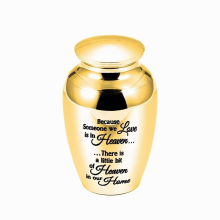 Cremation Urns Ashes Holder Keepsake Aluminum Alloy Memorial Mini Urn Funeral for Dad Mom Grandma Lock Belt Gift Velvet Bag