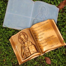 DIY Art Silicone Mold 3D Bible Culture Lightweight Necessary Relief Book Tool Bible Relief Book Molds Mixed Style