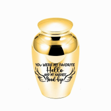 5 Colors Angle wings Aluminum Alloy Ash holder Cremation Urn for Ashes Pet Keepsake Casket Mini Memorials Urns for Ashes