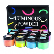 Epoxy Resin Luminous Powder for slime Skin Safe Long Lasting Self Glowing Dye DropShip