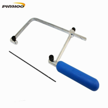 Mini U-shape Jig Saws for Cutting Adjustable Metal Small Hand Saw Frame DIY Woodworking Model Saw ASB 400