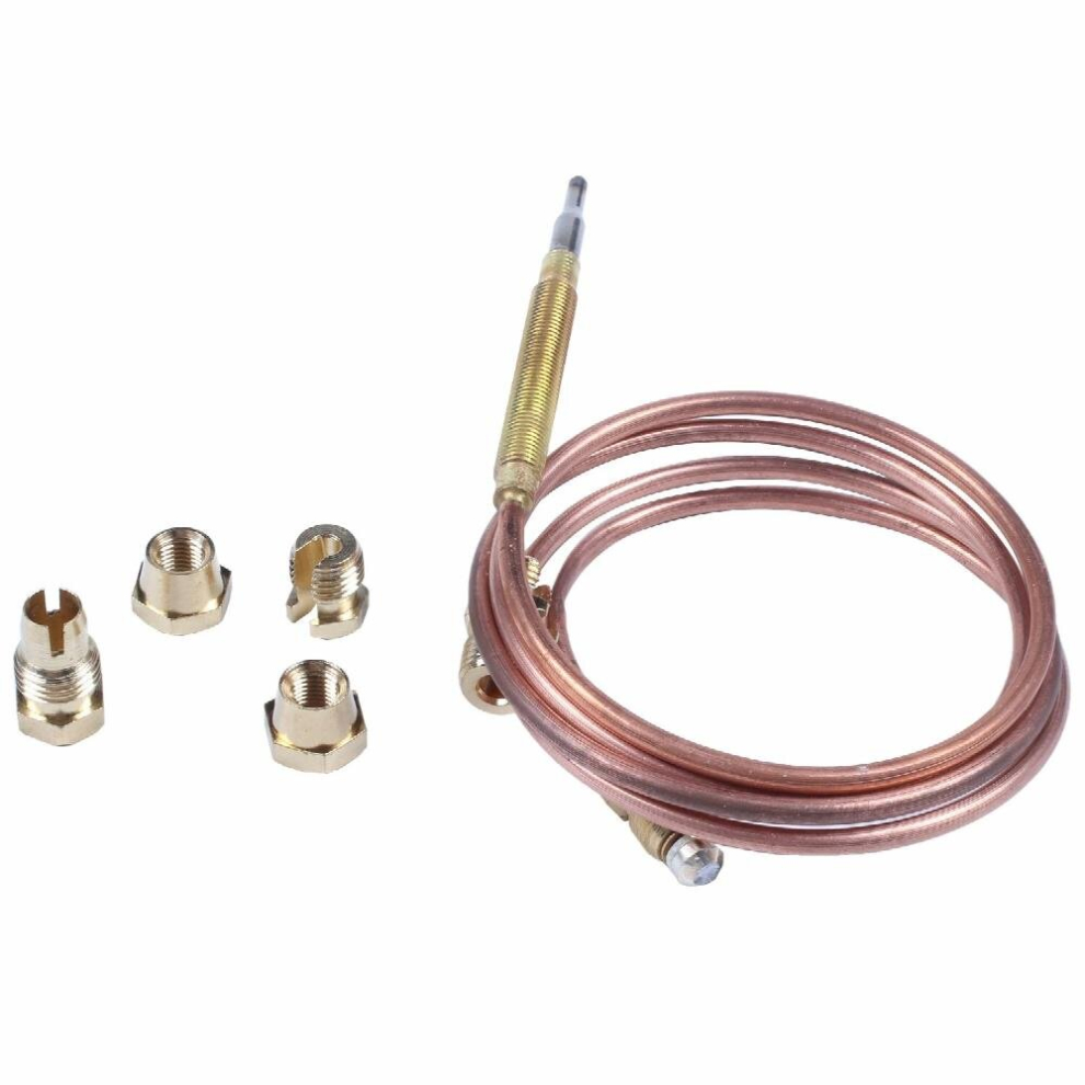 900Mm Gas Stove Universal Thermocouple Kit M6x0.75 With Spilt Nuts () Replacement Thermocouple 885667986078