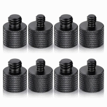 8Pcs Microphone 1/4 Male to 3/8 Female and 3/8 Male to 1/4 Female Camera Screw Adapter for Camera Tripod Stand