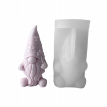 3D Face-less Old Man Silicone Mold Desktop Decor Gypsum Mould