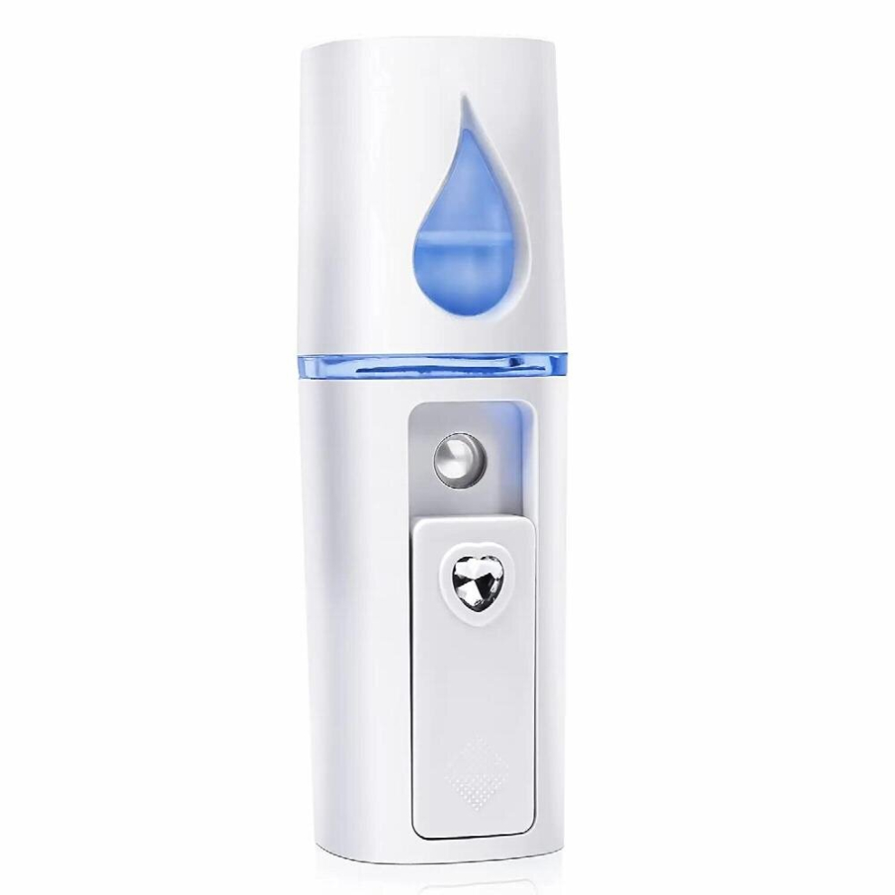 Portable Nano Facial Mister Mini Facial Steamer Atomization Eyelash Extensions with Mirror