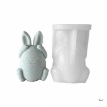 Face-less Rabbit Mold Diy Cover Your Eyes Mouth and Ears Rabbit Mold