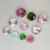 Multicolor tourmaline round cut 2.5-4.5mm 1ct 2