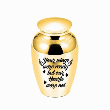 70X45MM Cremation Ashes Urn Human Keepsake Aluminum Alloy ashes holder Memorial -With Velvet Bag