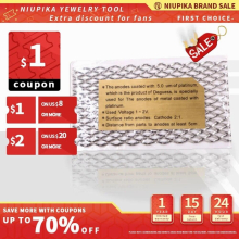 Titanium Mesh Jewelry Plating Silver Platinum Metal Anode Electrode Processing Transformation