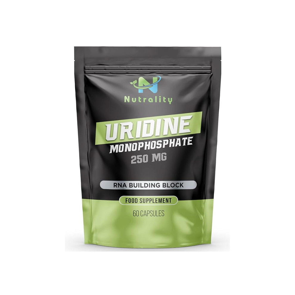 Nutrality Uridine Monophosphate Supplement - 60 Vegan Capsules