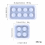 2 Pcs Egg Tray Rack Organizer Epoxy Silicone Molds for Refrigerator Kitchen 3D DIY Making Home Decor Crafts 7