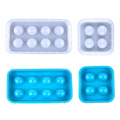 2 Pcs Egg Tray Rack Organizer Epoxy Silicone Molds for Refrigerator Kitchen 3D DIY Making Home Decor Crafts 1