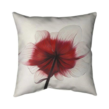 20 x 20 in. Anemone Red Flower-Double Sided Print Indoor Pillow